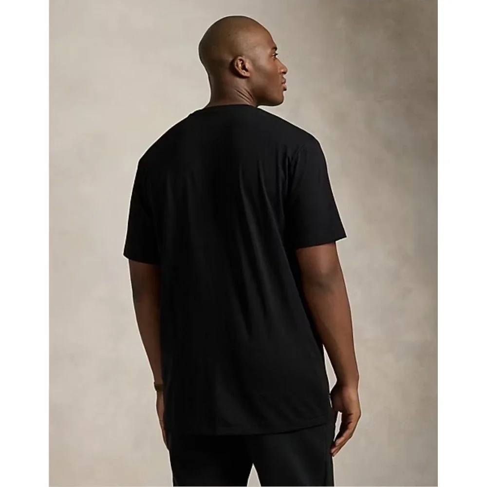 Polo Ralph Lauren Black Long Jersey Short Sleeve T-Shirt Men's 4XLT NWT $79